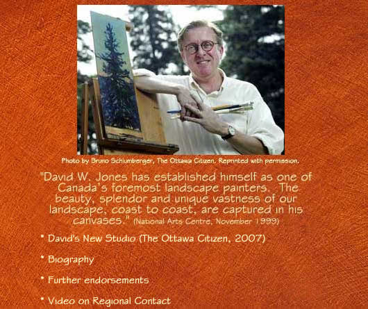David W. Jones: One of Canada's foremost painters.